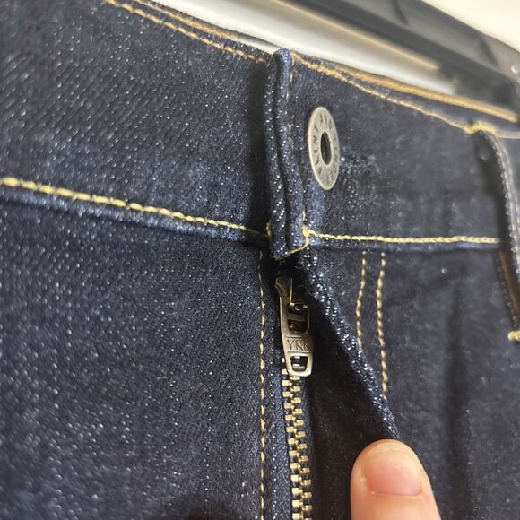 Flint and Tinder Straight Fit Jeans All American Stretch Denim Dark Wash - 34x32 - Picture 5 of 12